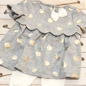 Savannah baby girl top and leggings